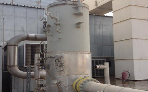 Supplying system for separating liquid gas from natural gas for Siemens V94.3A in Kirkuk Power Plant