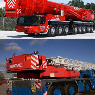 Leased a 300 ton crane to Baiji Gas Power Plant and Kirkuk Gas Power Plant to work with German Siemens